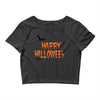 happy halloween . Crop Top
