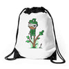organic pirate Drawstring Bags