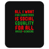 all i want for christmas Mousepad