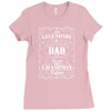 The Legendary Dad World Champion Father Ladies Fitted T-Shirt
