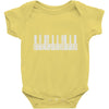 piano skyline Baby Onesie