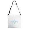 amazing alcohol molecule Adjustable Strap Totes