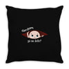 July Peeking Out Baby Boy in Spanish Throw Pillow