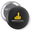 antisocial Pin-back button
