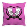 twins Throw Pillow