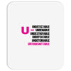 U=U Undetectable = Untransmittable Mousepad