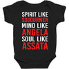 spirit, mind, soul pt Baby Bodysuit