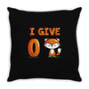 zero fox Throw Pillow