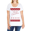 merry christmas ugly christmas sweater Ladies Curvy T-Shirt