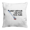 13. pull this fork please 012 Throw Pillow