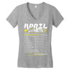 April Girl Facts Taurus Women's V-Neck T-Shirt