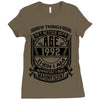 If Things Better 1992 Age Approach Magnificent Ladies Fitted T-Shirt