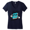 reading is awesome Women's V-Neck T-Shirt
