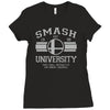 smash university Ladies Fitted T-Shirt