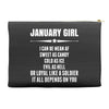 Super January Girl Accessory Pouches