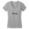 kick Women's V-Neck T-Shirt