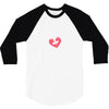 Broken Heart 3/4 Sleeve Shirt