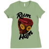 rum ham Ladies Fitted T-Shirt