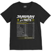January Girl Facts Aquarius V-Neck Tee