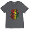 rasta lion V-Neck Tee