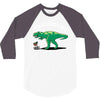 hugasaurus rex 3/4 Sleeve Shirt