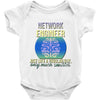 network engineer just like a re   men's Baby Onesie