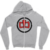logo sword Zipper Hoodie