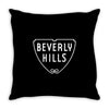 beverly hills Throw Pillow