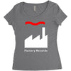 factory records   retro record label   mens music Women's Triblend Scoop T-shirt