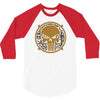 punisher punk 3/4 Sleeve Shirt
