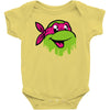 raph   tmnt facemelt Baby Onesie