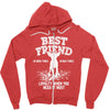 Best Friend Chihuahua Zipper Hoodie