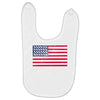 t-rex vintage american flag Baby Bibs
