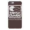 partly cloudy 100% getting wasted gift drugs drinking pissed bong fuun iPhone 6 Plus/6S Plus Case