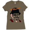 v for violence Ladies Fitted T-Shirt