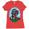 little mummra after a rough day Ladies Fitted T-Shirt