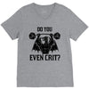 ancient swole'd dragon (black) V-Neck Tee