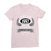 vintage quality without compromise 1997 aged to perfection Ladies Fitted T-Shirt