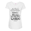 Happiness Maternity Scoop Neck T-shirt