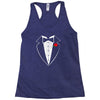 rose tuxedo t shirt Racerback Tank