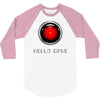 hello dave 2001 space odyssey 3/4 Sleeve Shirt