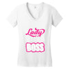 lady lift like a boss Women's V-Neck T-Shirt