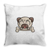 cute pug dog Throw Pillow