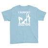 i support single moms Youth Tee