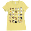 dabbing animals Ladies Fitted T-Shirt