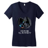 feed me and tell me i'm pretty Women's V-Neck T-Shirt