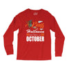 Halloween Kings Are Born In October Long Sleeve Shirts