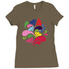 colorful art Ladies Fitted T-Shirt