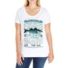 fishing pop Ladies Curvy T-Shirt