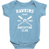 hawkins babysitting club indiana mike dustin eleven demogorgon strange Baby Bodysuit